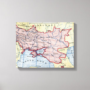 Toile CARTE : L'UKRAINE, c1906