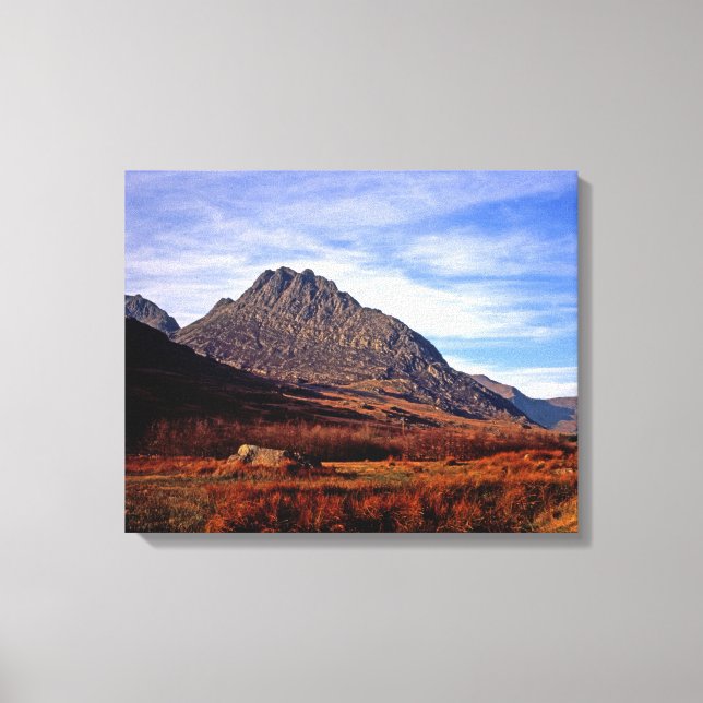 Toile Carte postale Tryfan Snowdonia North Wales Poster  (Recto)