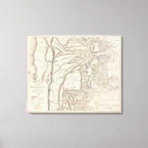 Toile Carte, provinces de Salta à Jujuy