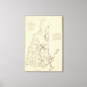 Toile Carte topographique