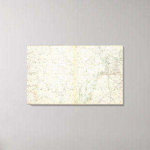 Toile Carte XVIII de GEN