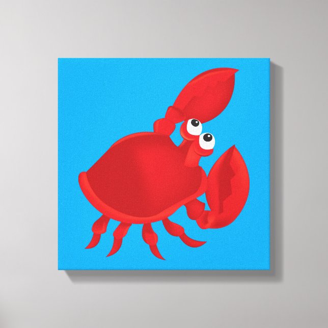 Toile Cartoon crab (Recto)