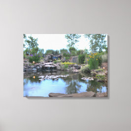 Toile Cascade à 3 niveaux Koi Pond Canvas