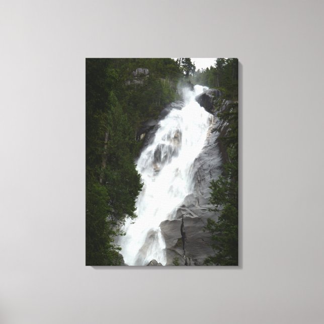 Toile Cascade Art Imprimer Shannon Falls BC Art Canvas (Recto)