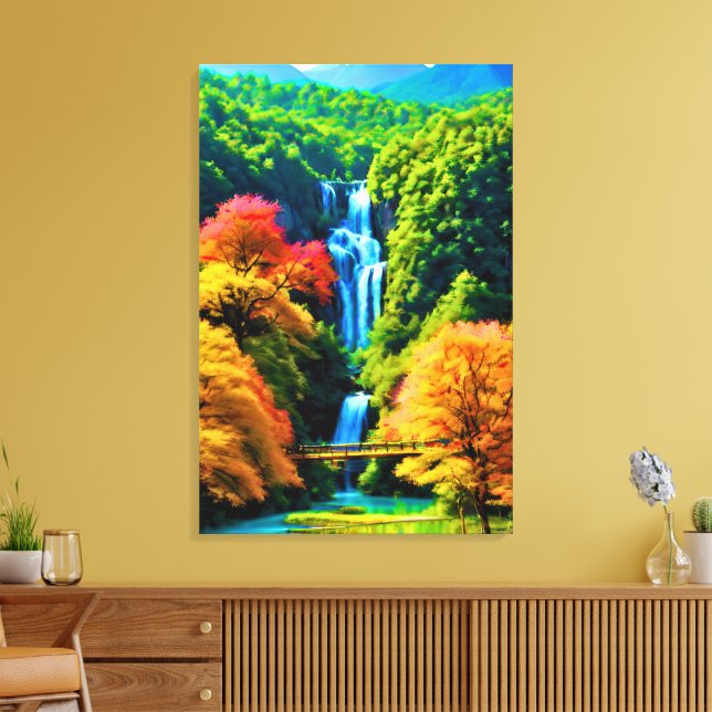 Toile Cascade Chinoise (Insitu(Salon))