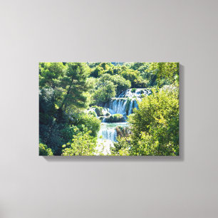 Toile Cascade dans le parc national de Krka - Dalmatie,