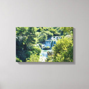 Toile Cascade dans le Parc national de Krka - Dalmatie, 