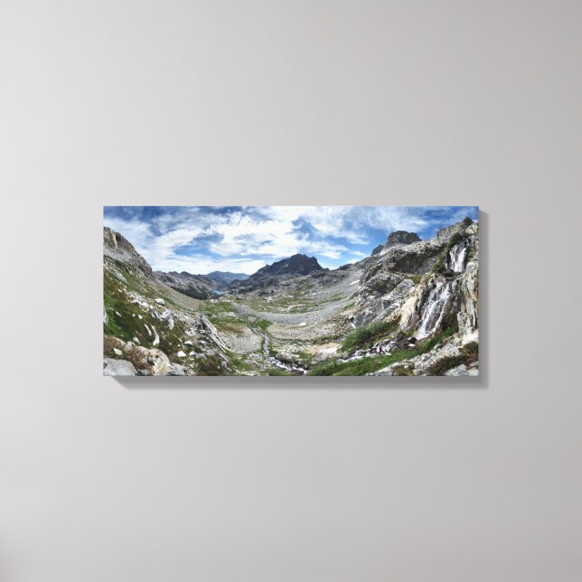 Toile Cascade du col Ritter - Ansel Adams Wilderness (Recto)
