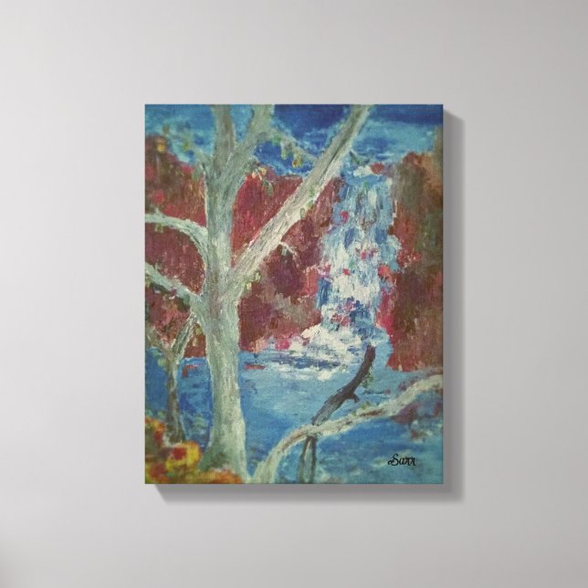 Toile Cascades Keene NH Canvas Imprimer (Recto)