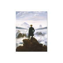 CASPAR FRIEDRICH Le déambulateur au-dessus de la m