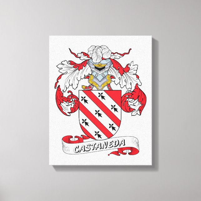 Toile Castaneda Family Crest (Recto)