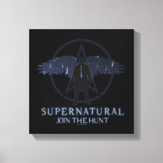 Toile Castiel surnaturel Tombant étoiles Graphisme (Recto)
