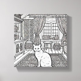 Toile Cat gras et facile #21