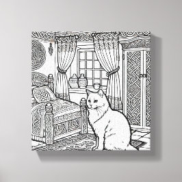 Toile Cat gras et facile #23