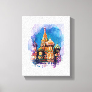 Toile Cathédrale St Basil Moscou Russie Architecture