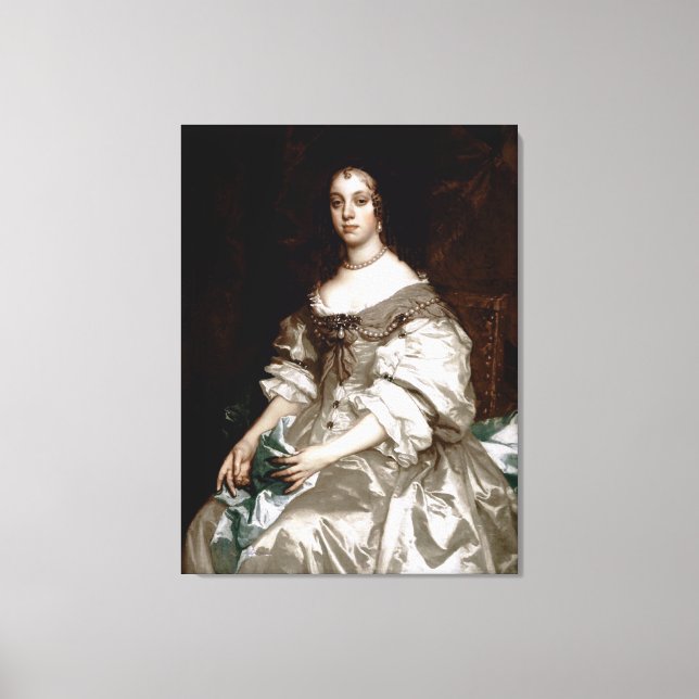 Toile Catherine de Braganza par Sir Peter Lely (Recto)