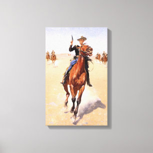 Toile Cavalier des Plaines (Cowboy Horse Rider)