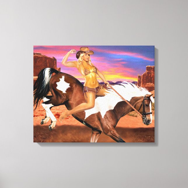 TOILE CAVALIÈRE DE BRONCO (Recto)