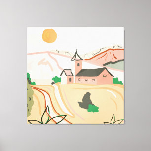 Toile Ce Sentiment Chaleureux Et Pacifique