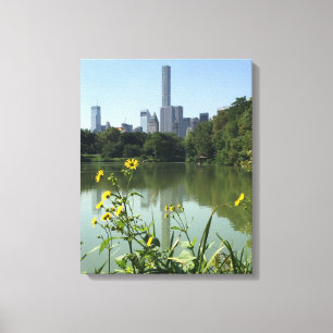 Toile Central Park Lake New York City NYC Photo Art
