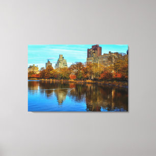 Toile Central Park Skyline en automne