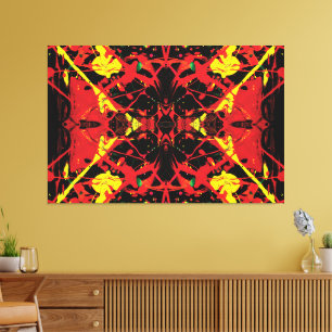 Toile Centre volcanique éclaboussure 60x40
