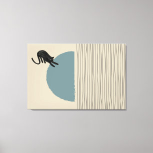 Toile Cercles Abstraits Cat 3 Canvas Imprimer