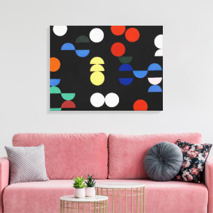 Toile Cercles et demi-cercles   Sophie Taeuber-Arp  