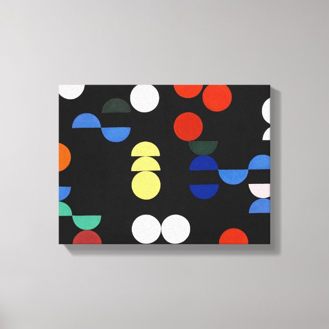 Toile Cercles et demi-cycles | Sophie Taeuber-Arp | (Recto)
