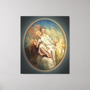 Toile Ceres (été) par Antoine Watteau