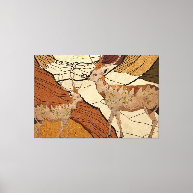 Toile Cerf du désert (Recto)