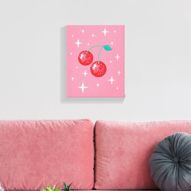 Toile Cerise Disco 2 (Insitu(Salon))