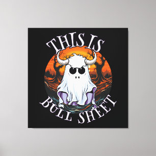 Toile C'est de la merde - drôle de feuille de boo