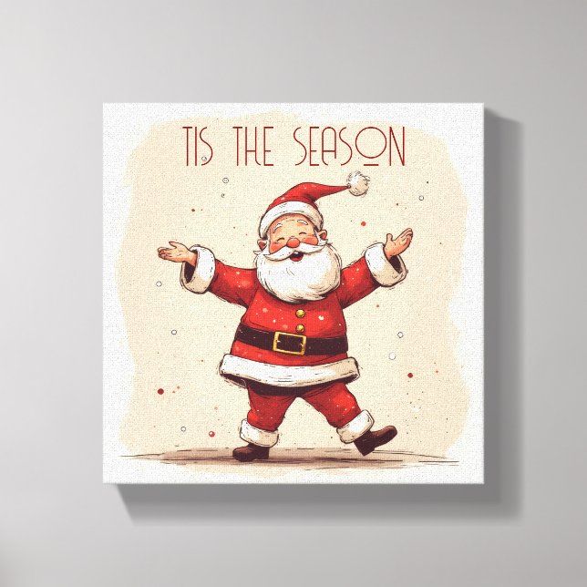 Toile C'Est La saison Père Noël (Recto)