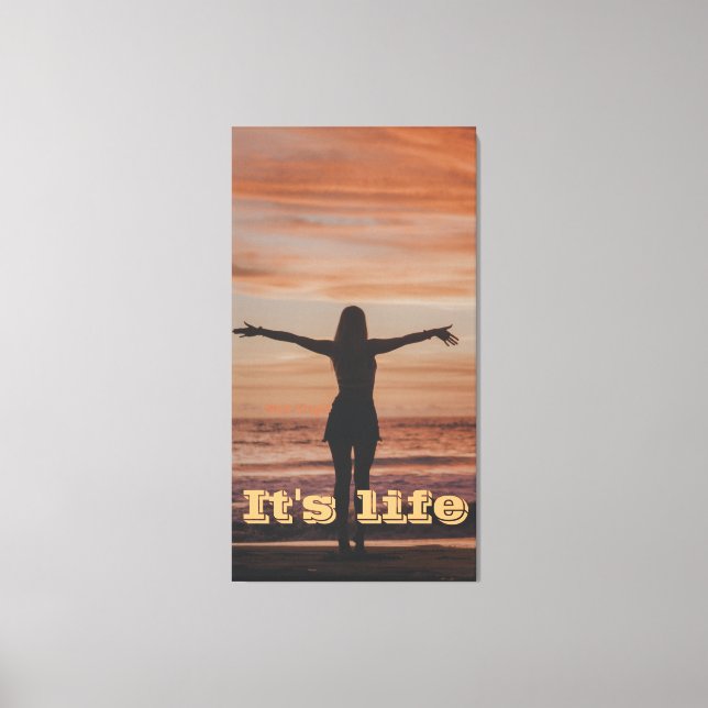 Toile C'est une fille sans vie (Recto)