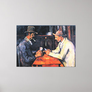 Toile Cezanne - Les joueurs de cartes (2)