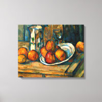 Cezanne - Vie morte avec Jug de Lait et Fruit