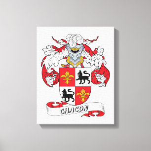 Toile Chacon Family Crest