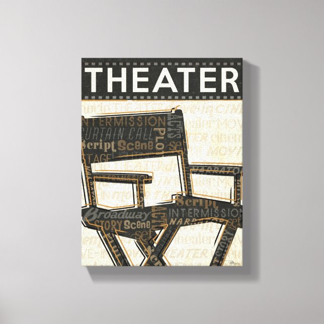 Toile Chaise de cinéma vintage (Recto)