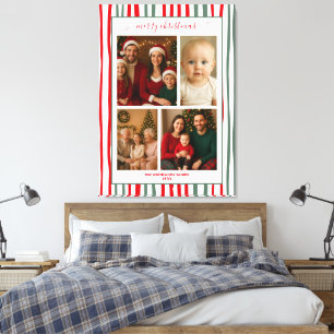 Toile Chambre décor élégant famille Photo joyeux Noël