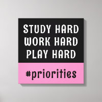 Chambre moderne avec Hashtag rose et noir