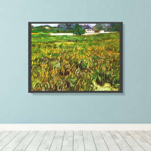 Toile Champ de blé à Auvers par Vincent van Gogh