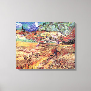 Toile Champ de blé clos - Vincent Van Gogh Art Fine