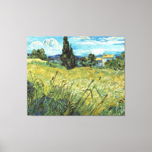 Toile Champ de blé vert Vincent van Gogh