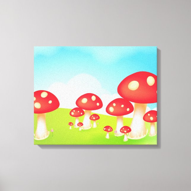 Toile Champignons (Recto)