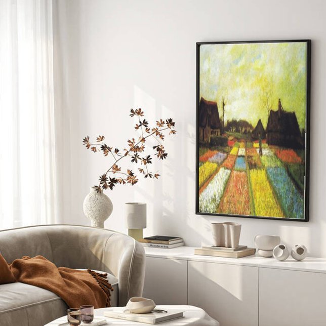 Toile Champs vintage Van Gogh Tulip (Créateur téléchargé)