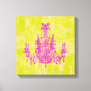 Toile Chandelier de coco ~ CHANGER DE COULEUR 12x12,75" 