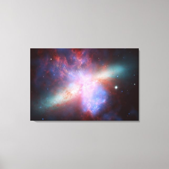 Toile Chandra : Hubble : Rayon Spitzer : Visible : Infra (Recto)