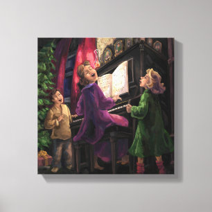 Toile Chant de Noël le long