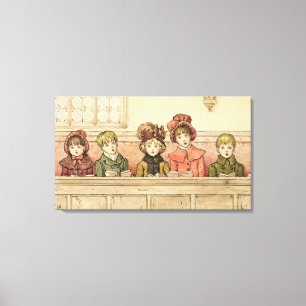 Toile Chanter à l'église (avec papier)